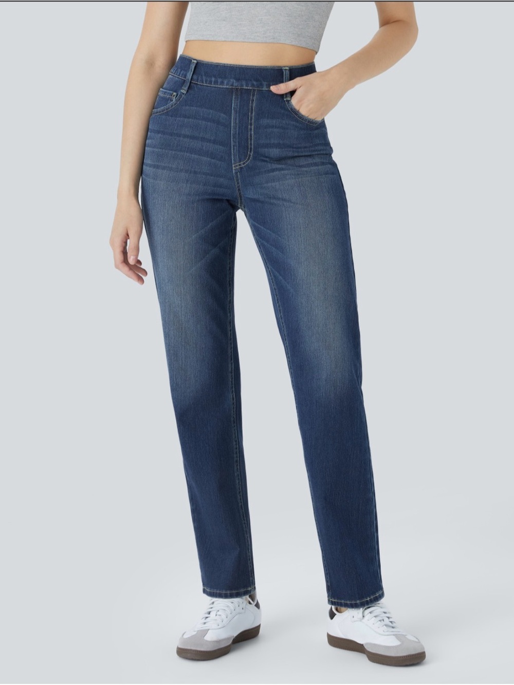 HALARA Straight Leg Jeans